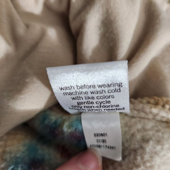 Sonoma Womens Medium Faux Fur Quarter-Zip Pullover Sweater Aztec - Picture 3 of 14